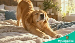 dog sleep wake cycle 24 hour activity curve with morning and evening peaks
